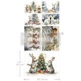 Re-Design with Prima A3 Decoupage Fiber Pack - Bunny Wonderland (671518)