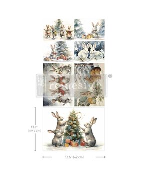 Re-Design with Prima A3 Decoupage Fiber Pack - Bunny Wonderland (671518)