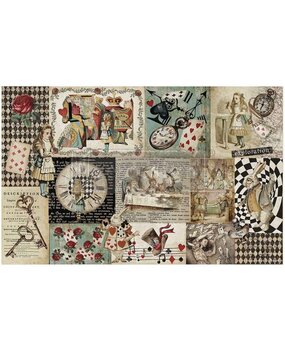 Re-Design with Prima Decoupage Decor Tissue Paper - Curious Journey (672294)