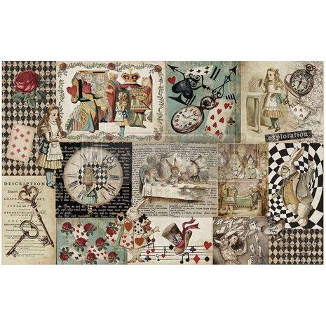 Re-Design with Prima Decoupage Decor Tissue Paper - Curious Journey (672294) Re-Design with Prima Decoupage Decor Tissue Paper - Curious Journey (672294)
