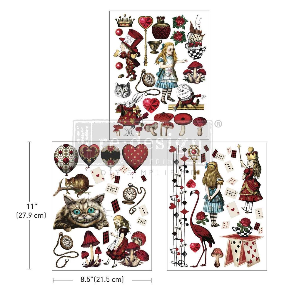 Re-Design with Prima Middy Transfers® - Wonderland Impressions (672492)