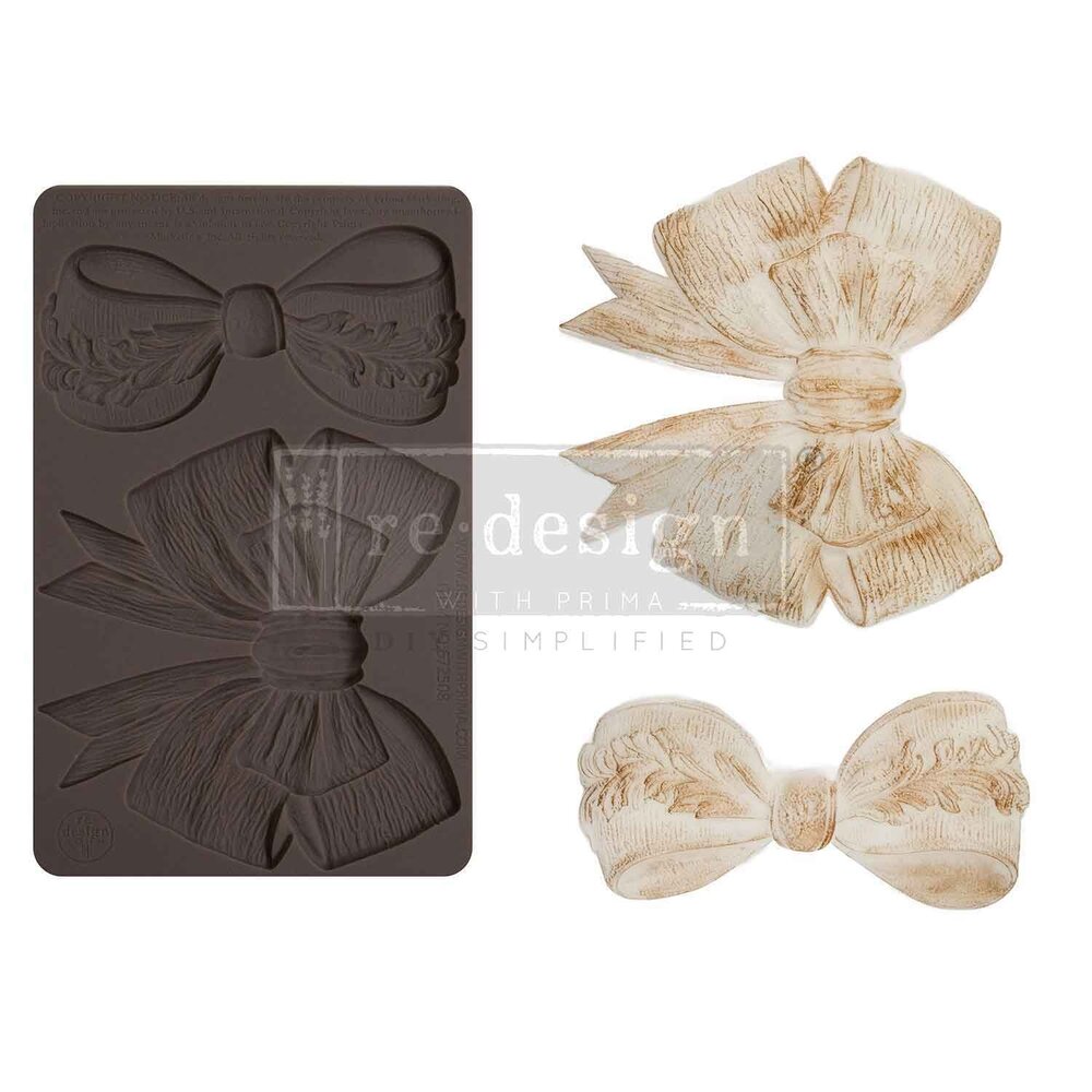 Re-Design with Prima Decor Moulds® Kacha - Vintage Opulence Bow (672508) Re-Design with Prima Decor Moulds® Kacha - Vintage Opulence Bow (672508)