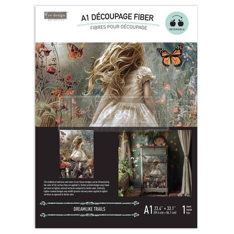 Re-Design with Prima A1 Decoupage Fiber - Dreamlike Trails (673086)