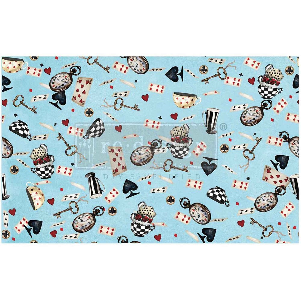 Re-Design with Prima Decoupage Decor Tissue Paper - Wonderland Whimsy (674410) Re-Design with Prima Decoupage Decor Tissue Paper - Wonderland Whimsy (674410)