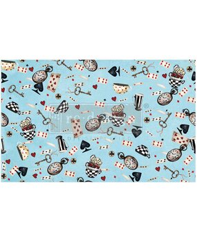 Re-Design with Prima Decoupage Decor Tissue Paper - Wonderland Whimsy (674410)