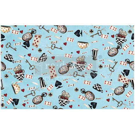 Re-Design with Prima Decoupage Decor Tissue Paper - Wonderland Whimsy (674410) Re-Design with Prima Decoupage Decor Tissue Paper - Wonderland Whimsy (674410)