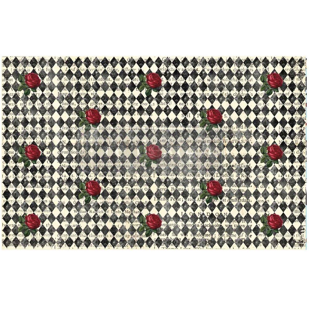 Re-Design with Prima Decoupage Decor Tissue Paper - Queen's Court of Roses (674427) Re-Design with Prima Decoupage Decor Tissue Paper - Queen's Court of Roses (674427)