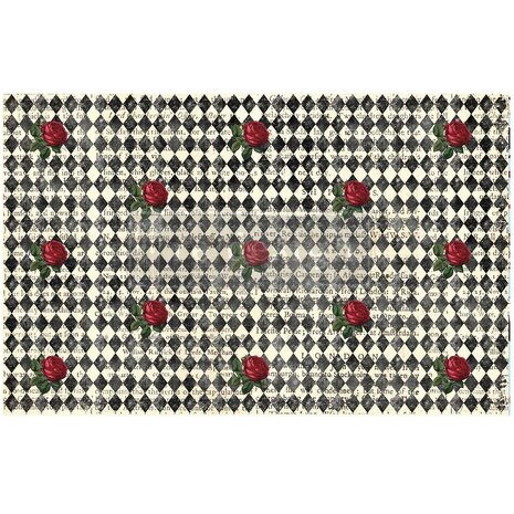 Re-Design with Prima Decoupage Decor Tissue Paper - Queen's Court of Roses (674427) Re-Design with Prima Decoupage Decor Tissue Paper - Queen's Court of Roses (674427)