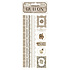 Old Lace Rub-On 4x8,5 Inch Stripes (DFLRB123) Old Lace Rub-On 4x8,5 Inch Stripes (DFLRB123)