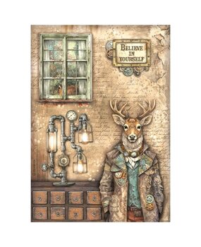 Stamperia Alterego A4 Rice Paper Deer (6pcs) (DFSA4958) Stamperia Alterego A4 Rice Paper Deer (6pcs) (DFSA4958)