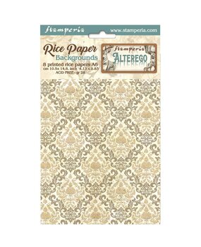 Stamperia Alterego A6 Rice Paper Backgrounds (8pcs) (DFSAK6031) Stamperia Alterego A6 Rice Paper Backgrounds (8pcs) (DFSAK6031)