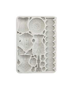 Stamperia Old Lace Silicon Mould A5 Mannequins and Corsets (KACMA543)