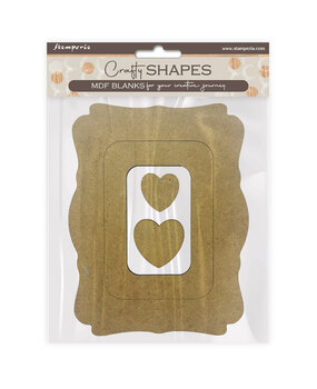 Stamperia Alterego MDF Crafty Shapes Blanks Frames and Hearts (KLSM26)