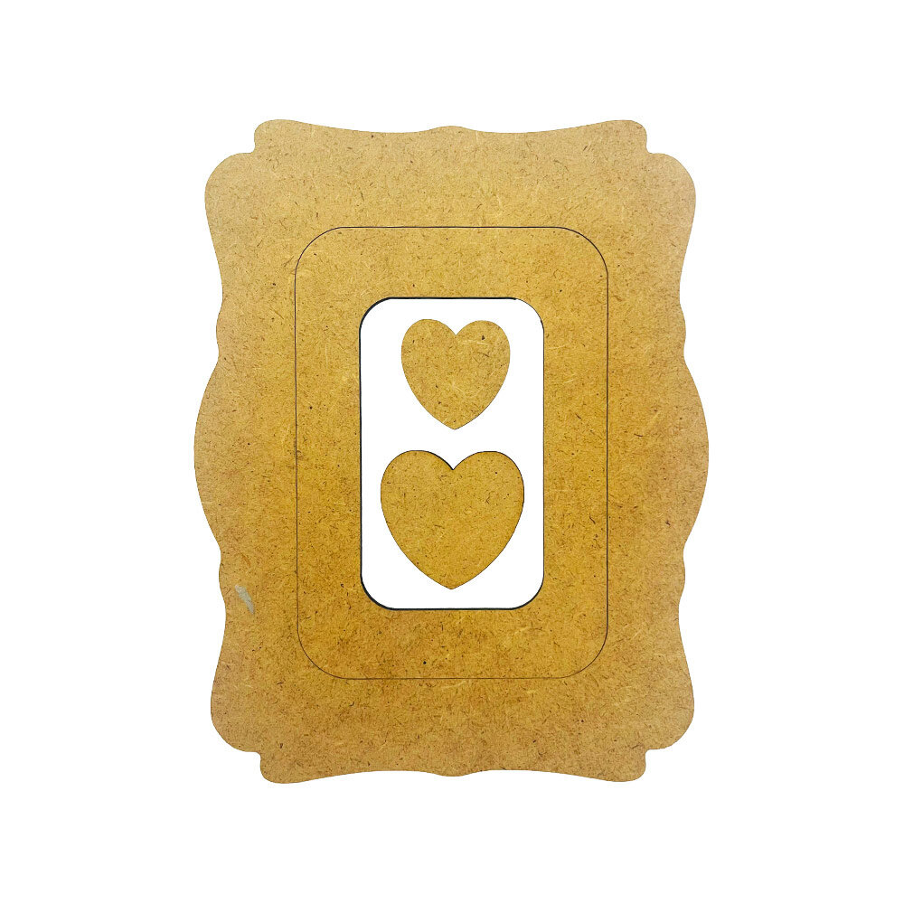 Stamperia Alterego MDF Crafty Shapes Blanks Frames and Hearts (KLSM26)
