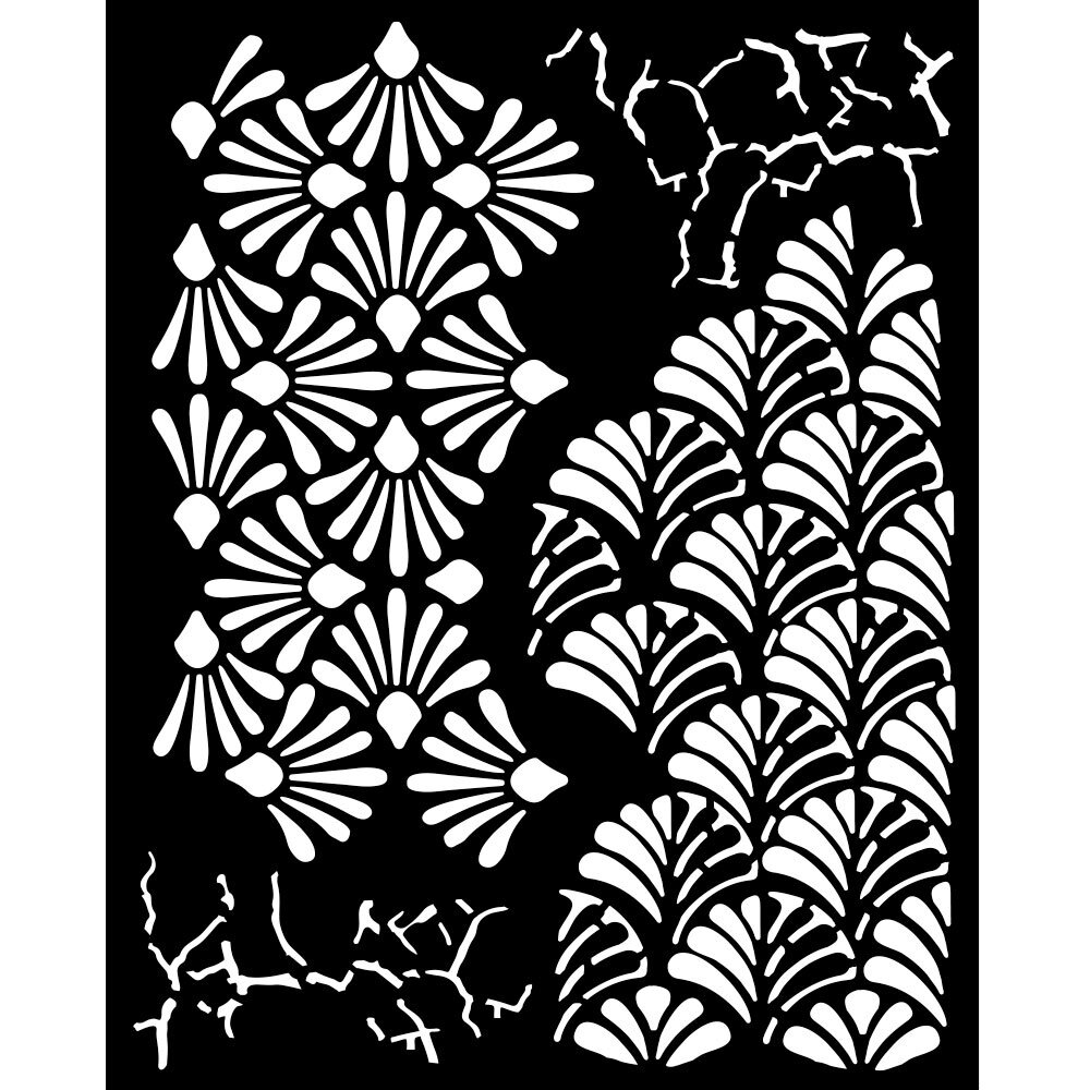 Stamperia Alterego Thick Stencil 20x25cm Mixed Patterns (KSTD172) Stamperia Alterego Thick Stencil 20x25cm Mixed Patterns (KSTD172)