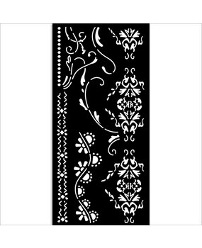 Stamperia Old Lace Thick Stencil 12x25cm Borders (KSTDL104) Stamperia Old Lace Thick Stencil 12x25cm Borders (KSTDL104)