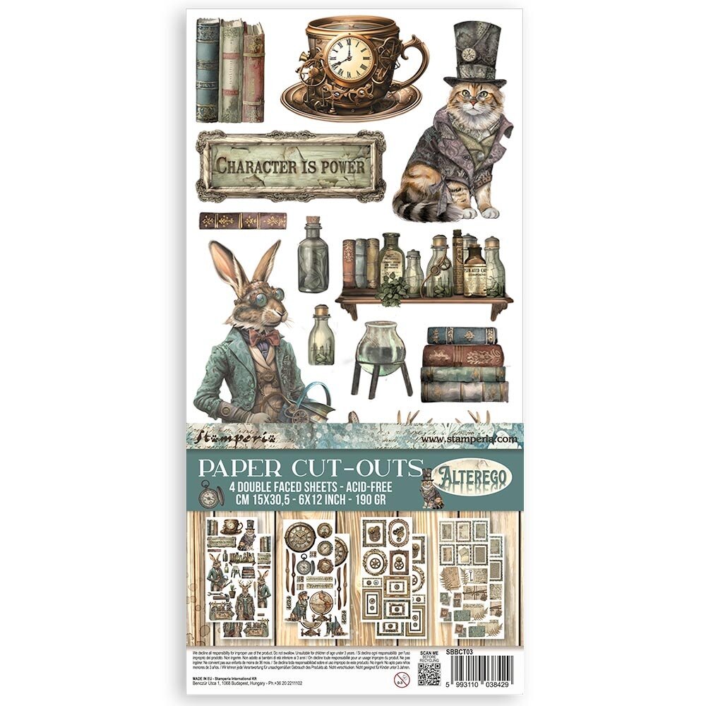 Stamperia Alterego Paper Cut-outs (SBBCT03) (DISCONTINUED)