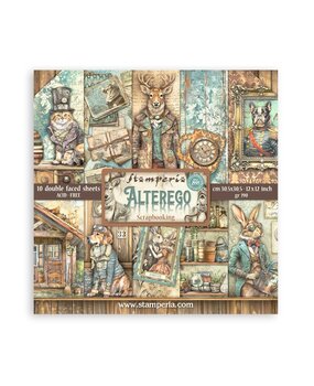 Stamperia Alterego 12x12 Inch Paper Pack (SBBL161) Stamperia Alterego 12x12 Inch Paper Pack (SBBL161)