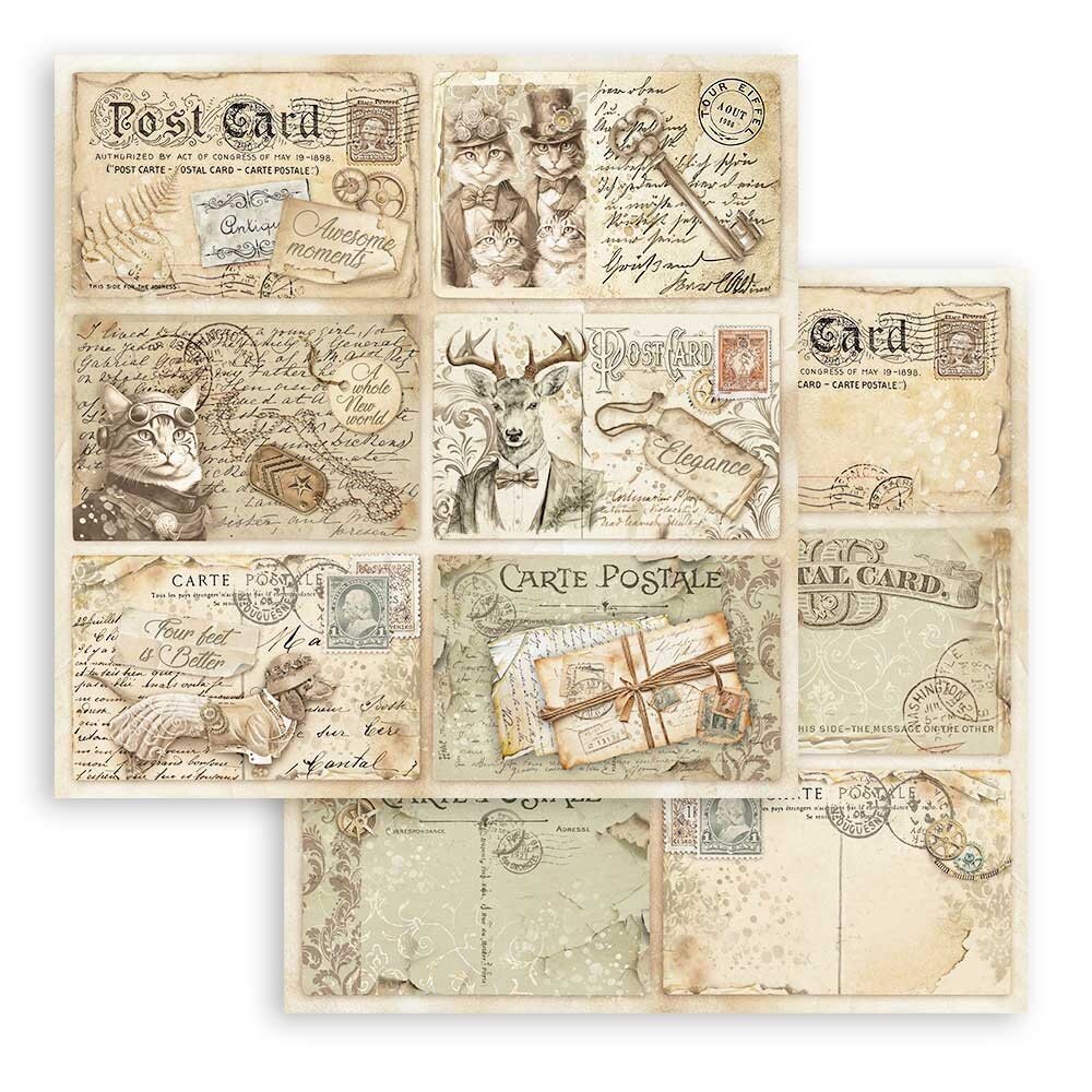 Stamperia Alterego 12x12 Inch Paper Pack (SBBL161) Stamperia Alterego 12x12 Inch Paper Pack (SBBL161)