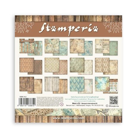 Stamperia Alterego 12x12 Inch Paper Pack Maxi Backgrounds Selection (SBBL162)