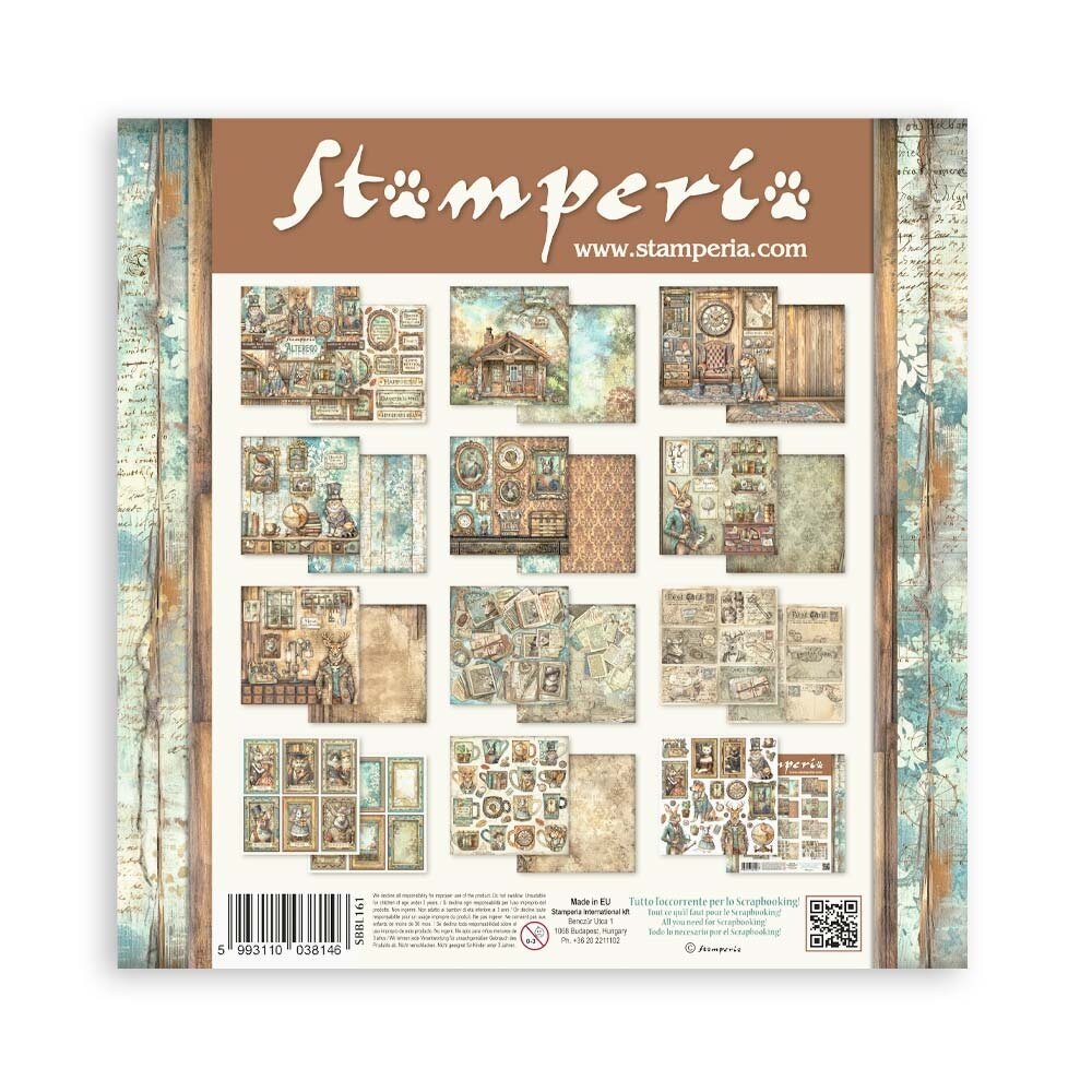 Stamperia Alterego 12x12 Inch Paper Pack (SBBL161) Stamperia Alterego 12x12 Inch Paper Pack (SBBL161)
