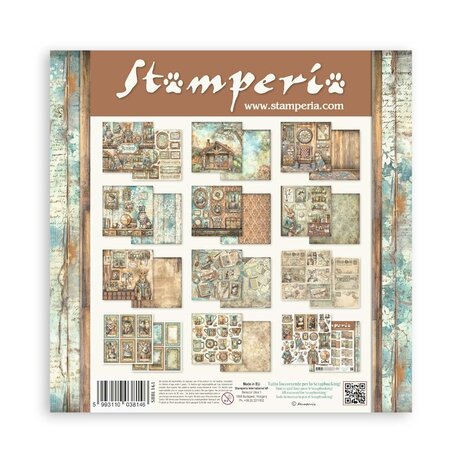 Stamperia Alterego 12x12 Inch Paper Pack (SBBL161) Stamperia Alterego 12x12 Inch Paper Pack (SBBL161)