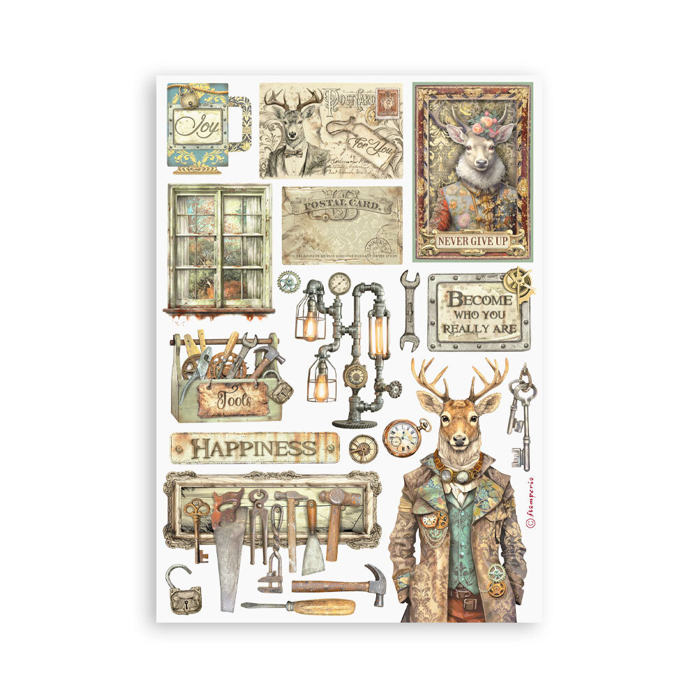 Stamperia Alterego A5 Washi Pad (8pcs) (SBW12)