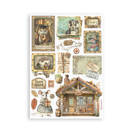 Stamperia Alterego A5 Washi Pad (8pcs) (SBW12)