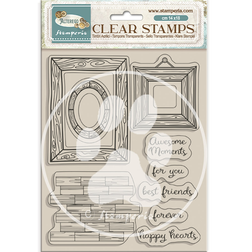 Stamperia Alterego Clear Stamps Frames (WTK203) Stamperia Alterego Clear Stamps Frames (WTK203)