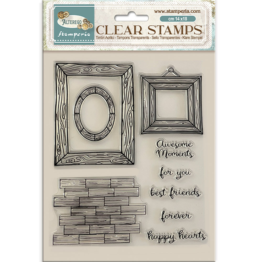 Stamperia Alterego Clear Stamps Frames (WTK203) Stamperia Alterego Clear Stamps Frames (WTK203)