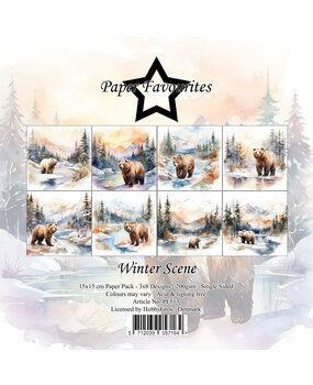 Paper Favourites Winter Scene 6x6 Inch Paper Pack (PF513)