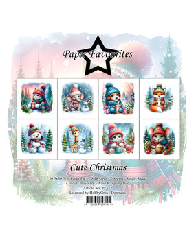 Paper Favourites Cute Christmas 12x12 Inch Paper Pack (PF712)