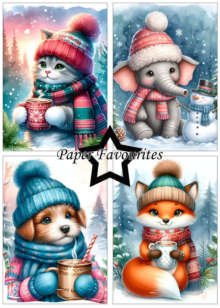 Paper Favourites Cute Christmas A5 Paper Pack (PFA153)