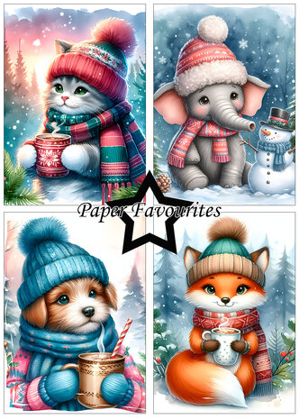 Paper Favourites Cute Christmas A5 Paper Pack (PFA153)