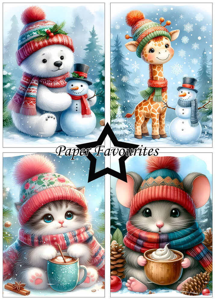 Paper Favourites Cute Christmas A5 Paper Pack (PFA153)