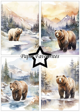 Paper Favourites Winter Scene A5 Paper Pack (PFA154)