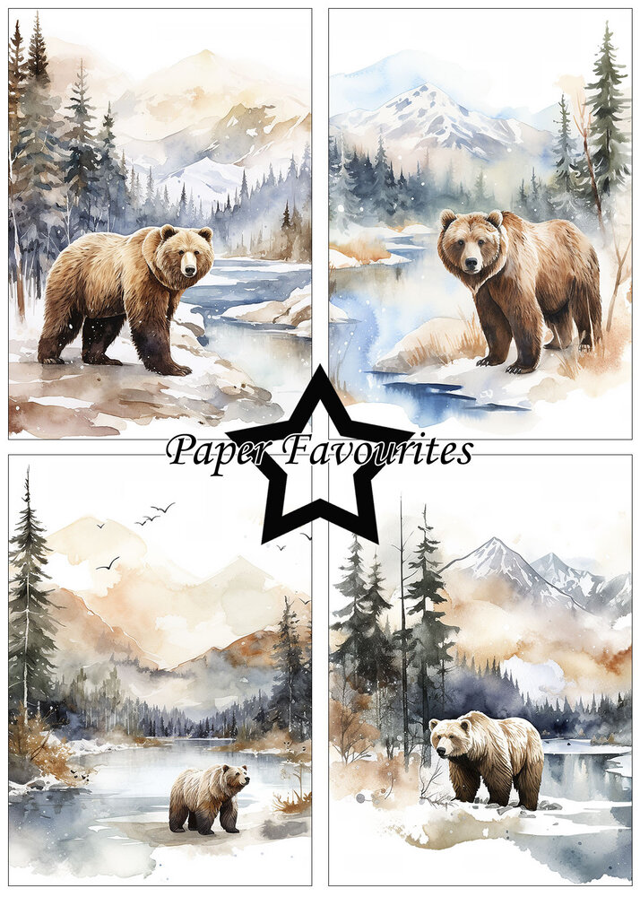 Paper Favourites Winter Scene A5 Paper Pack (PFA154)