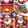 Paper Favourites Funny Santa A5 Paper Pack (PFA156)