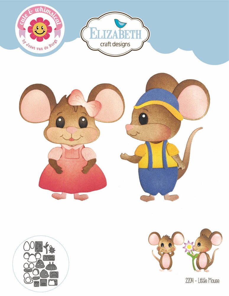 Elizabeth Craft Designs Meet the Mice Dies Little Mouse (2204)