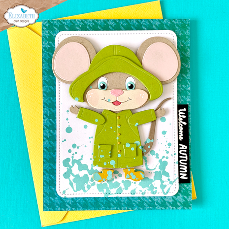 Elizabeth Craft Designs Meet the Mice Stamps Mice Sentiments (CS387)