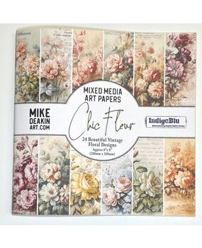 IndigoBlu Chic Fleur 8x8 Inch Paper Book (IND1357)