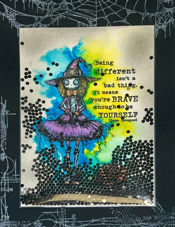 IndigoBlu Witch Called Wanda A6 Rubber Stamps (IND1369)