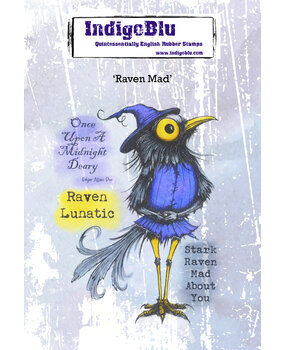 IndigoBlu Raven Mad A6 Rubber Stamps (IND1370) IndigoBlu Raven Mad A6 Rubber Stamps (IND1370)
