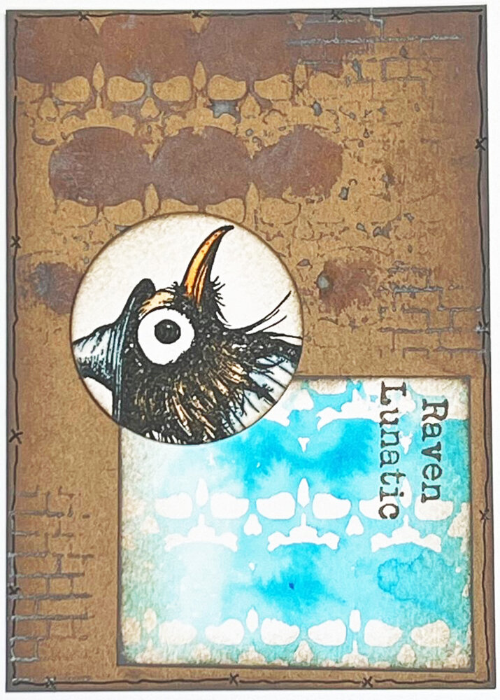 IndigoBlu Raven Mad A6 Rubber Stamps (IND1370) IndigoBlu Raven Mad A6 Rubber Stamps (IND1370)