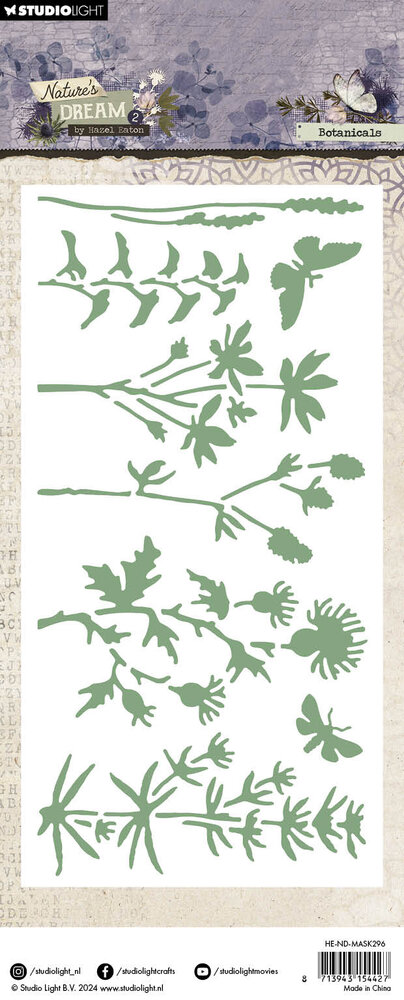 Studio Light Nature's Dream 2 Mask Botanicals (HE-ND-MASK296) (DISCONTINUED)