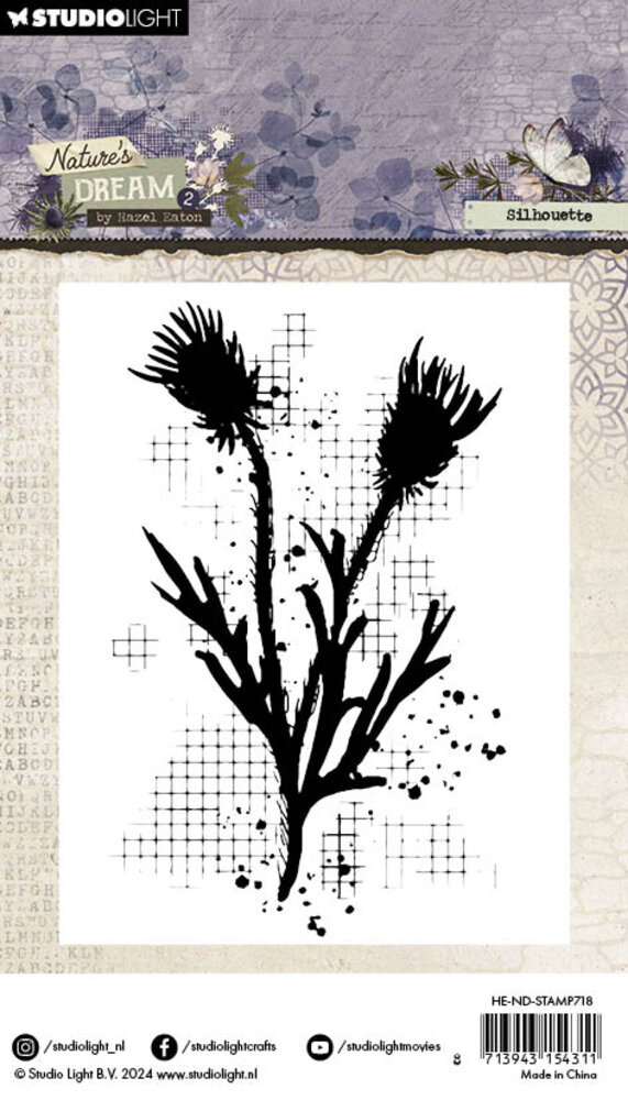 Studio Light Nature's Dream 2 Clear Stamp Silhouette (HE-ND-STAMP718) (DISCONTINUED)