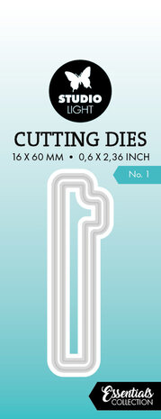 Studio Light Cutting Die Number 1 Essentials 32x56x1mm 1 PC nr.918 (SL-ES-CD918) (DISCONTINUED)