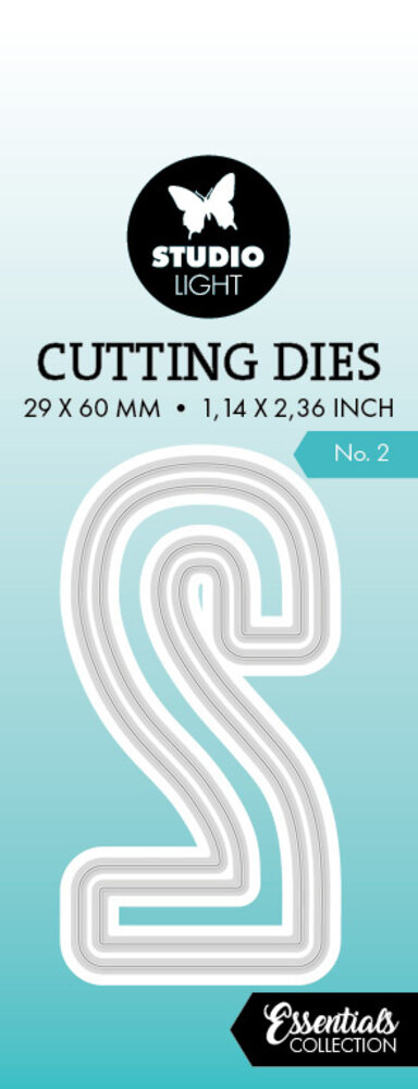 Studio Light Cutting Die Number 2 Essentials 32x56x1mm 1 PC nr.919 (SL-ES-CD919) (DISCONTINUED)