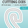 Studio Light Cutting Die Number 2 Essentials 32x56x1mm 1 PC nr.919 (SL-ES-CD919) (DISCONTINUED) Studio Light Cutting Die Number 2 Essentials 32x56x1mm 1 PC nr.919 (SL-ES-CD919) (DISCONTINUED)