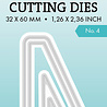 Studio Light Cutting Die Number 4 Essentials 32x56x1mm 1 PC nr.921 (SL-ES-CD921) (DISCONTINUED) Studio Light Cutting Die Number 4 Essentials 32x56x1mm 1 PC nr.921 (SL-ES-CD921) (DISCONTINUED)